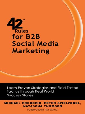 cover image of 42 Rules for B2B Social Media Marketing
